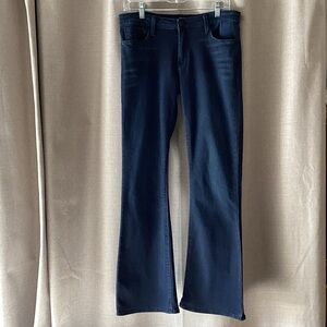 Women’s Just Black Dark Blue bootcut jeans, size 30.